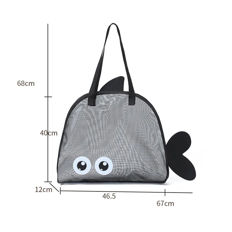 Summer New Travel Beach Bag Children's Cartoon Toy Storage Bag Swimsuit Storage Bag Big Eye Handheld Toiletry Bag