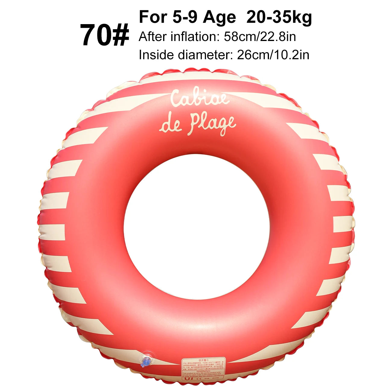 1PC Swimming Ring, Inflatable Pool Floats, Inflatable Tube Pool Rings for Adults Summer Beach Tropical Party Supply