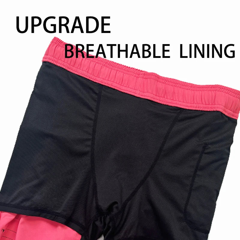 ESCATCH 2026 Latest Mens Shorts Breathable Long Lining Quick-Dry Sports Swim Traje De Baño Hombre Zipper Pockets Beach Shorts