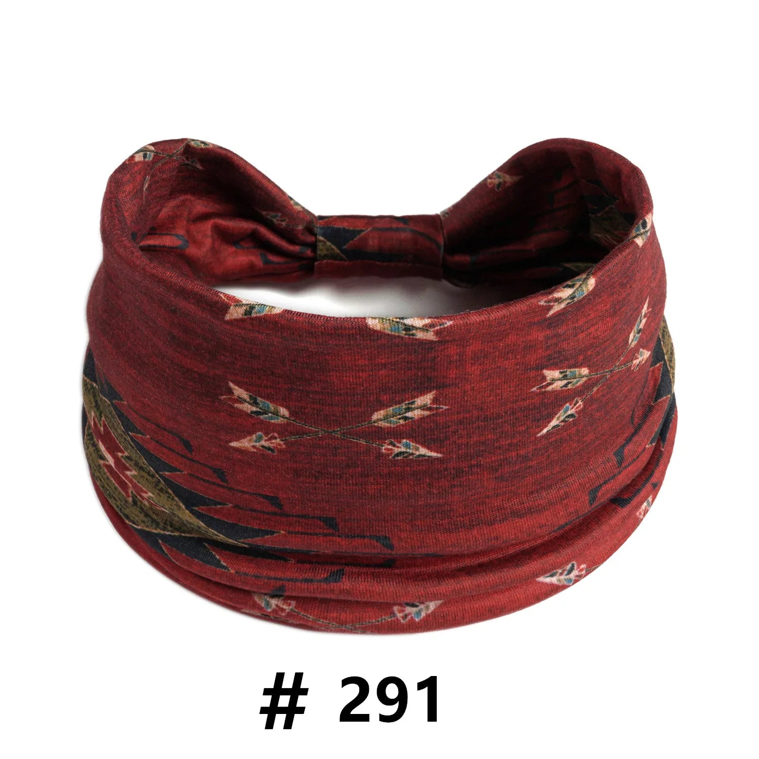 Boho African Headbands for Women Wide Cotton Turban Headwrap  Knot Elastic Hairbands Bandeau Sport Workout Yoga Hair Accessories