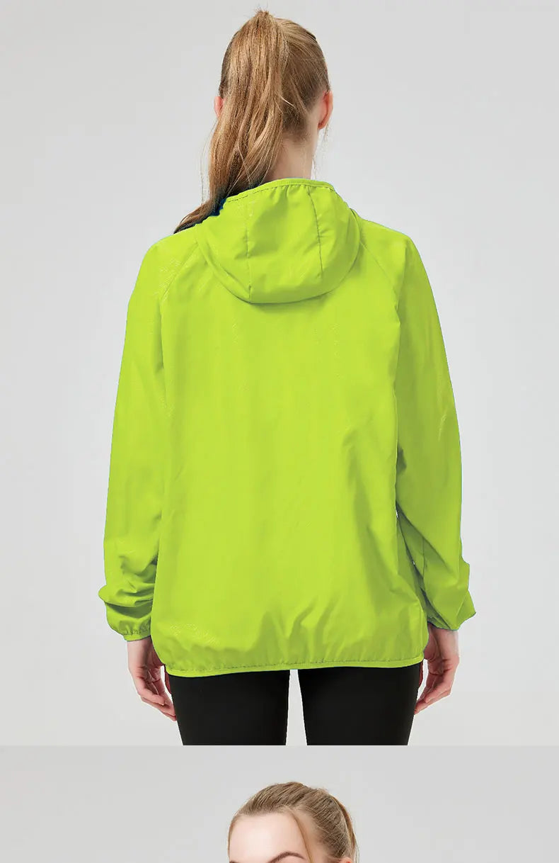 Men Women Hiking Jacket Waterproof Quick Dry Camping Hunting Clothes Sun-Protective Outdoor Sports Coats Anti UV Windbreaker