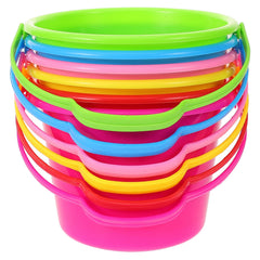 6pcs Children'S Sand Beach Pail Set Reusable Lightweight Outdoor Play For Summer Beach Activities Portable Multi-Use Sand