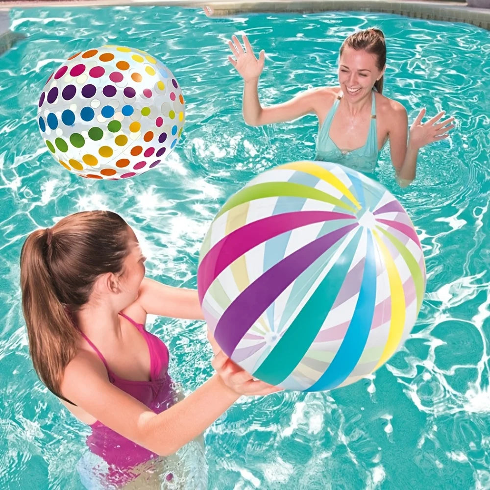 Beach Balls, Water Sports Inflatable PVC Water Balls, Colorful Balls, Swimming Pool, Beach Party
