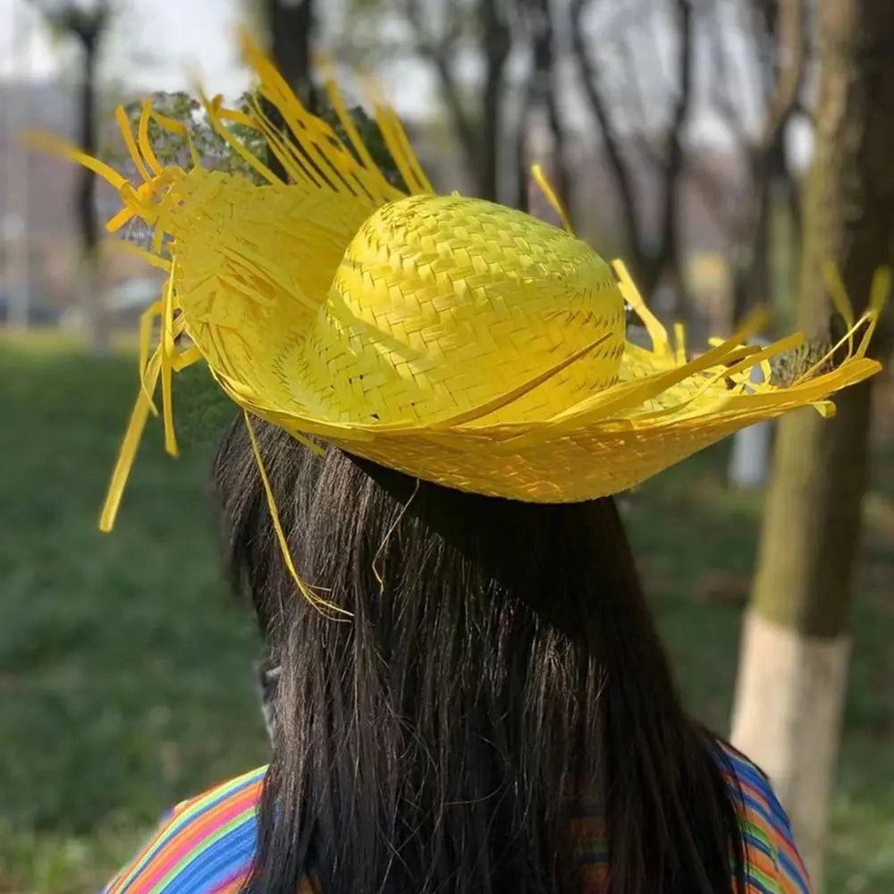 Unisex Beach Sunscreen Hat High Quality Fashion Fishing Straw Cap Sun Protection Hat Men Women Outdoor