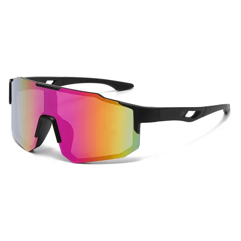 2025 New Arrival Fashion Outdoor Kids Glasses Square Frame Cycling Sunglasses Windproof UV Resistant Plastic Eyewears