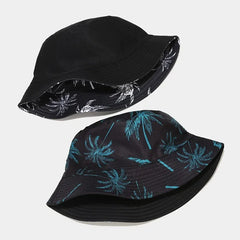 Spring/Summer Sun-Protect Hat Bob Women Fashion Print Bucket Hat Unisex Fisherman Hat Men's Leisure Basin Cap Outdoor Casual Cap