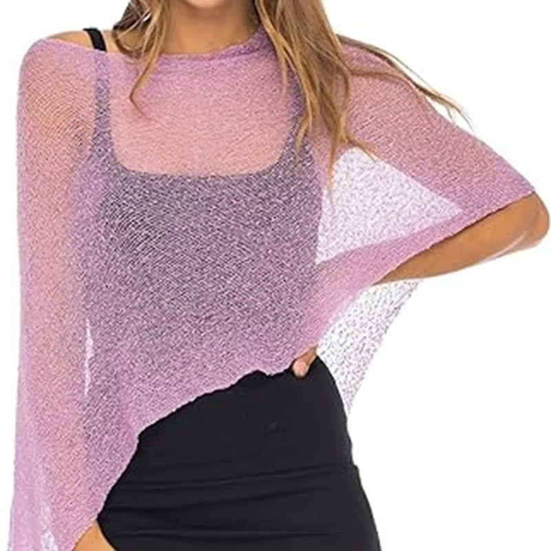 Boho Beach Vacation Cover-ups Irregular Knitted Crop Tops Y2k Aesthetic Vintage Smocked T-shirt Summer Going Out Pullovers Tees