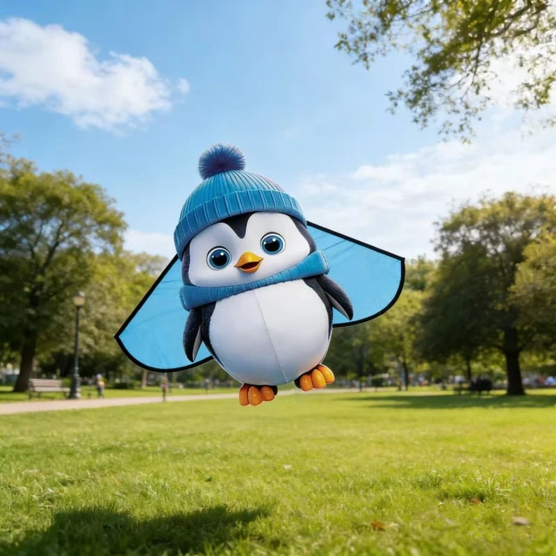 Penguin kites flying outdoor toys for adults kites animals kites nylon fabric weifang kite factory eagle kite rope wind dragon