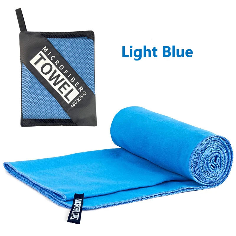Quick Drying Microfiber Swimming Towel Super Absorbent Gym/Camping Towel Ultra Compact Lightweight Sports/Beach/ Travel Towels