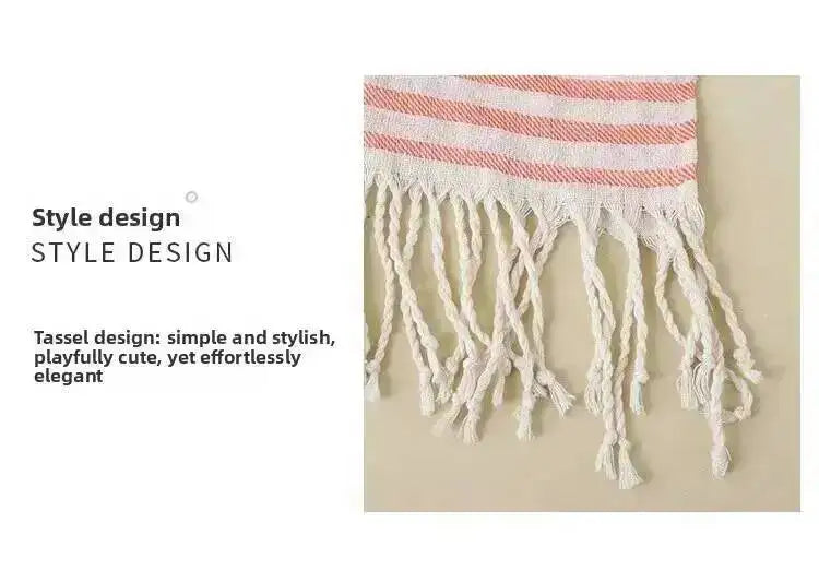 100x180CM Cotton Turkish Beach Towel Sauna Spa Gym Sports Fitness Fringed Bath Towel Shawl Scarf Sang Travel Blanket