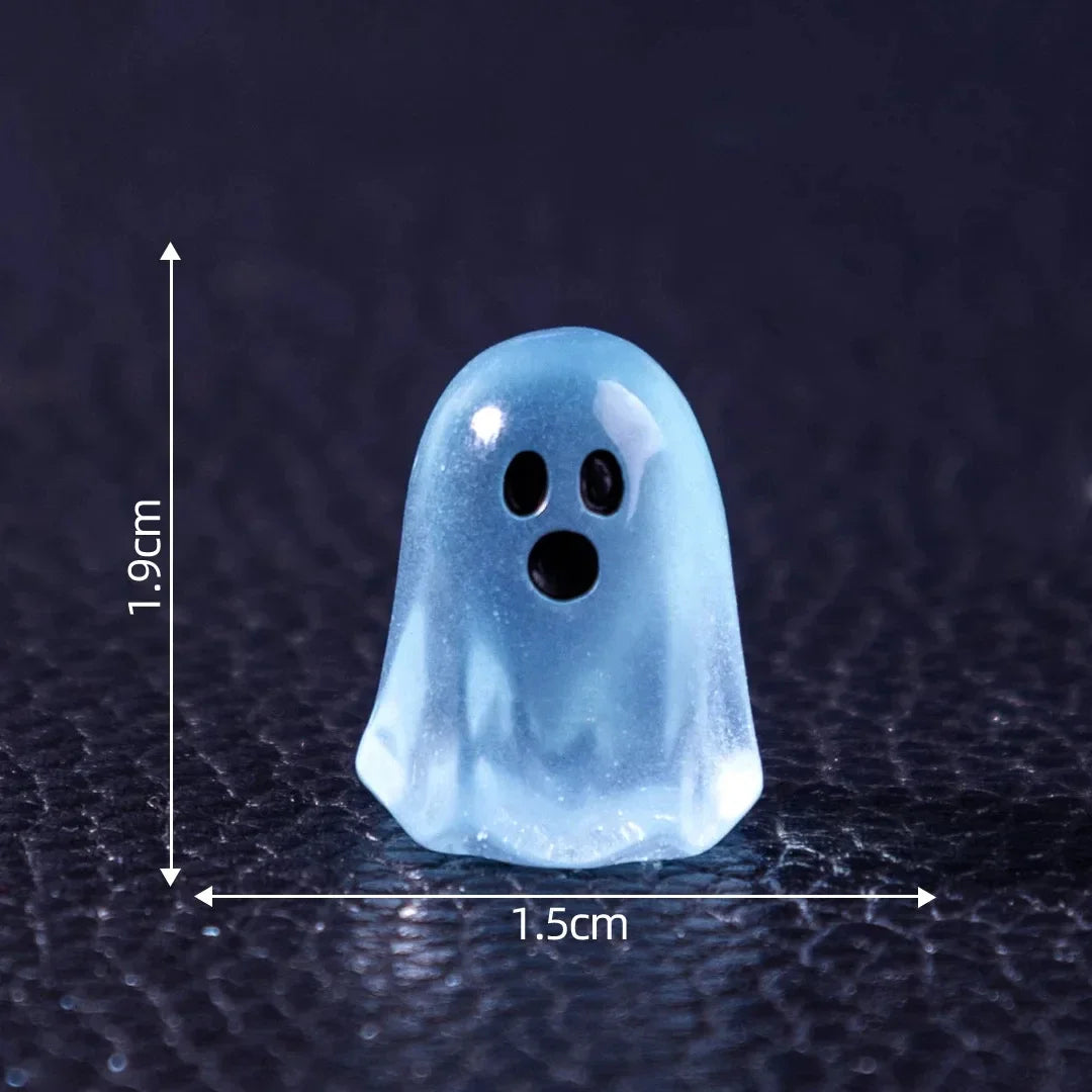 10/20/50pcs Luminous Ghost Figures - Glowing At Night Mini Action Figure Micro Landscape Miniatures, for Halloween Decoration