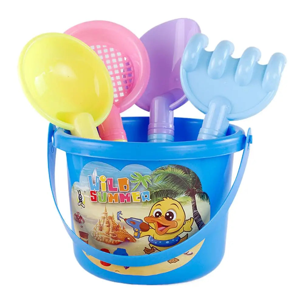 Children's Beach Toy Set, ATV, Sand Digging and Water Toy, Bucket, Hourglass, Shovel, Beach Sand Play Tool Toy