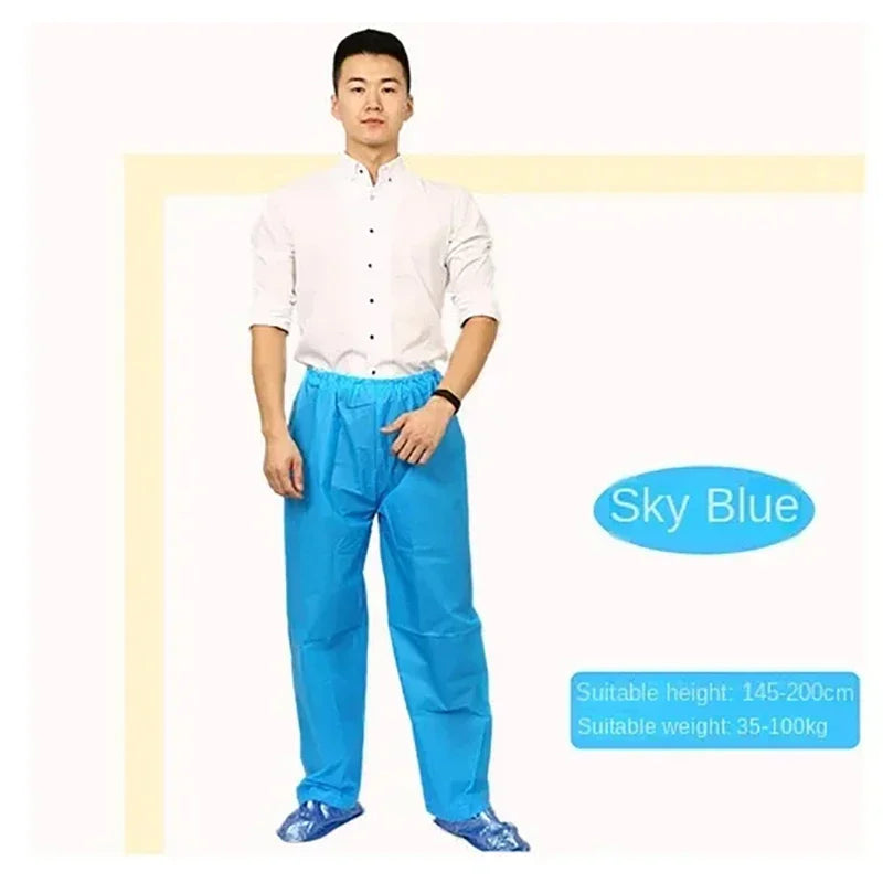 Men Women Camping Pants Trekking Climbing Hiking Waterproof Pants Unisex Sports Quick Dry Mountain Rain Hiking Trousers Anti-UV