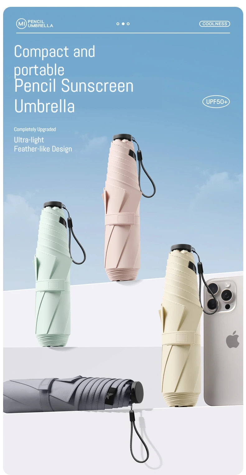 145g Japanese Style Portable Brazing Sun Protection, UV Protection, Weather Resistance, Manual Umbrella