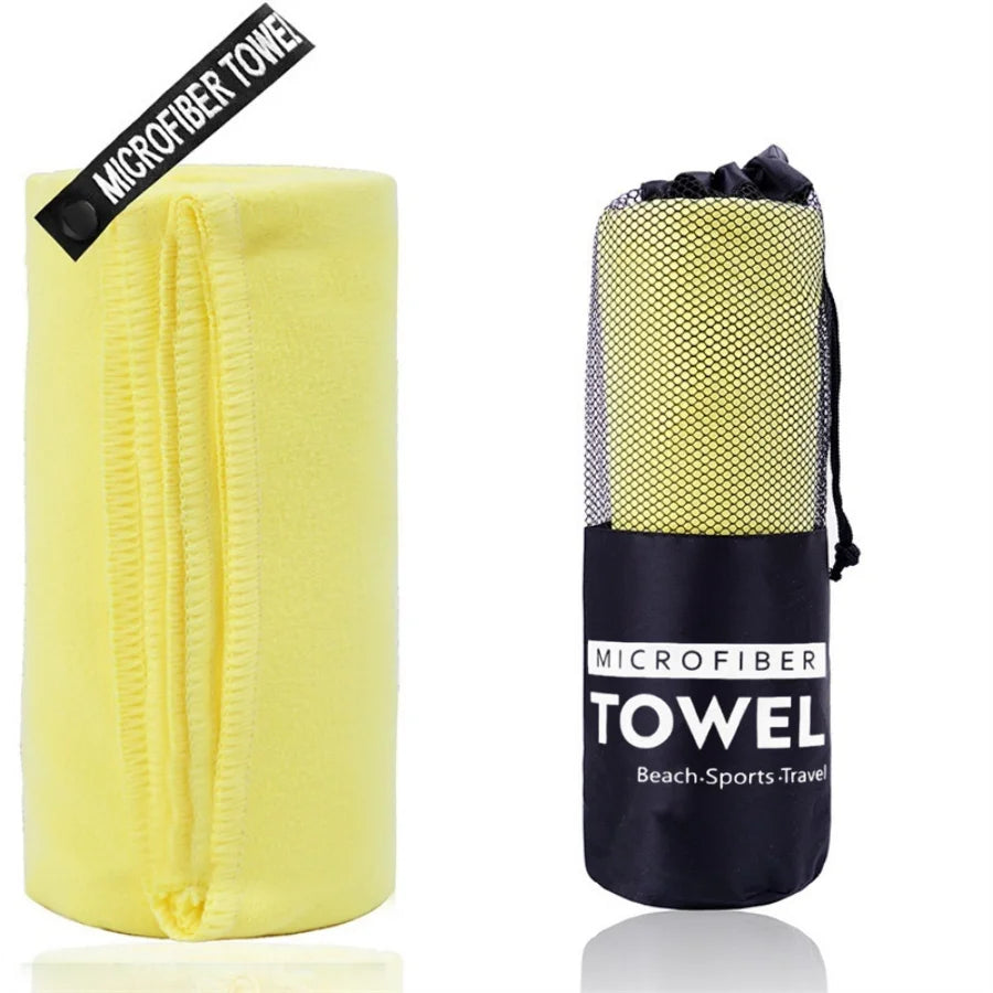 New Microfiber Towel Sports Quick Dry Super Absorbent Camping Towel Ultra Soft Lightweight Gym Swimming Yoga Beach Towel