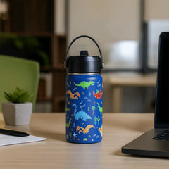 Cartoon Handheld Water Bottle,Fashion Leak-Proof Vacuum Cup,Stainless Steel Insulated Water Bottle for Children Daily Use
