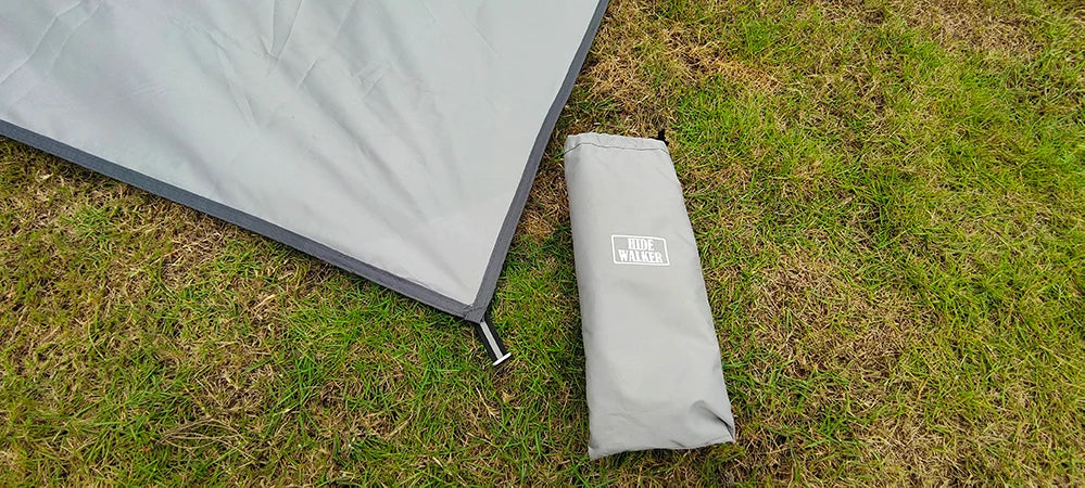 Tent Footprint Ultralight Pocket Picnic Mat with Windproof Stakes Outdoor Camping Portable Folding Waterproof Tent Ground Sheet