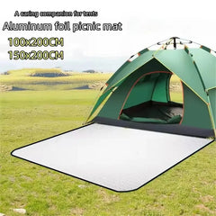 Waterproof Mat Double-sided Aluminum Film Moisture-Proof Mat Portable Picnic Mat Outdoor Tent Camping Beach Moisture-Proof Mat