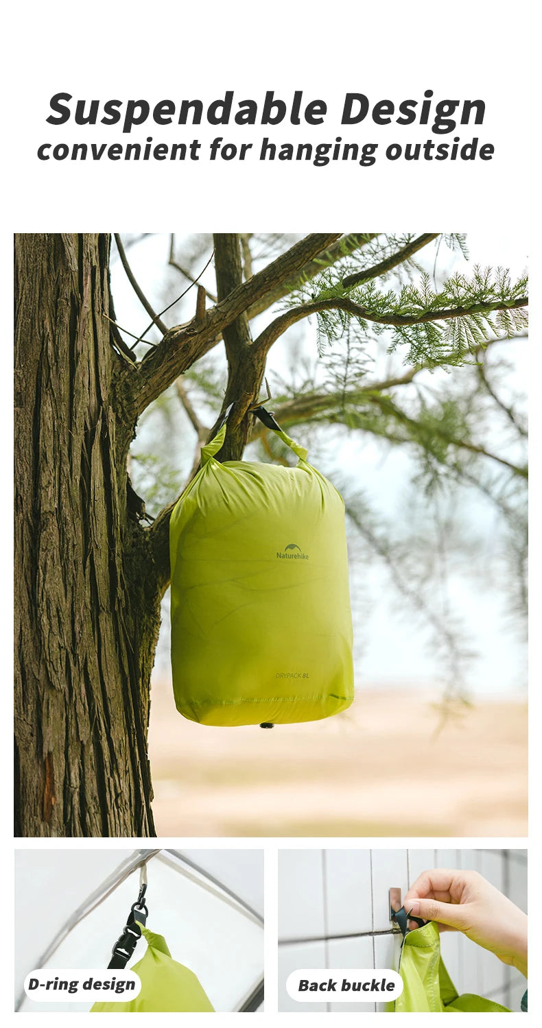 Naturehike Swimming Waterproof Dry Bag Waterproof Compression Storage Bag Rafting Kayaking Trekking Floating Sailing Dry Sacks