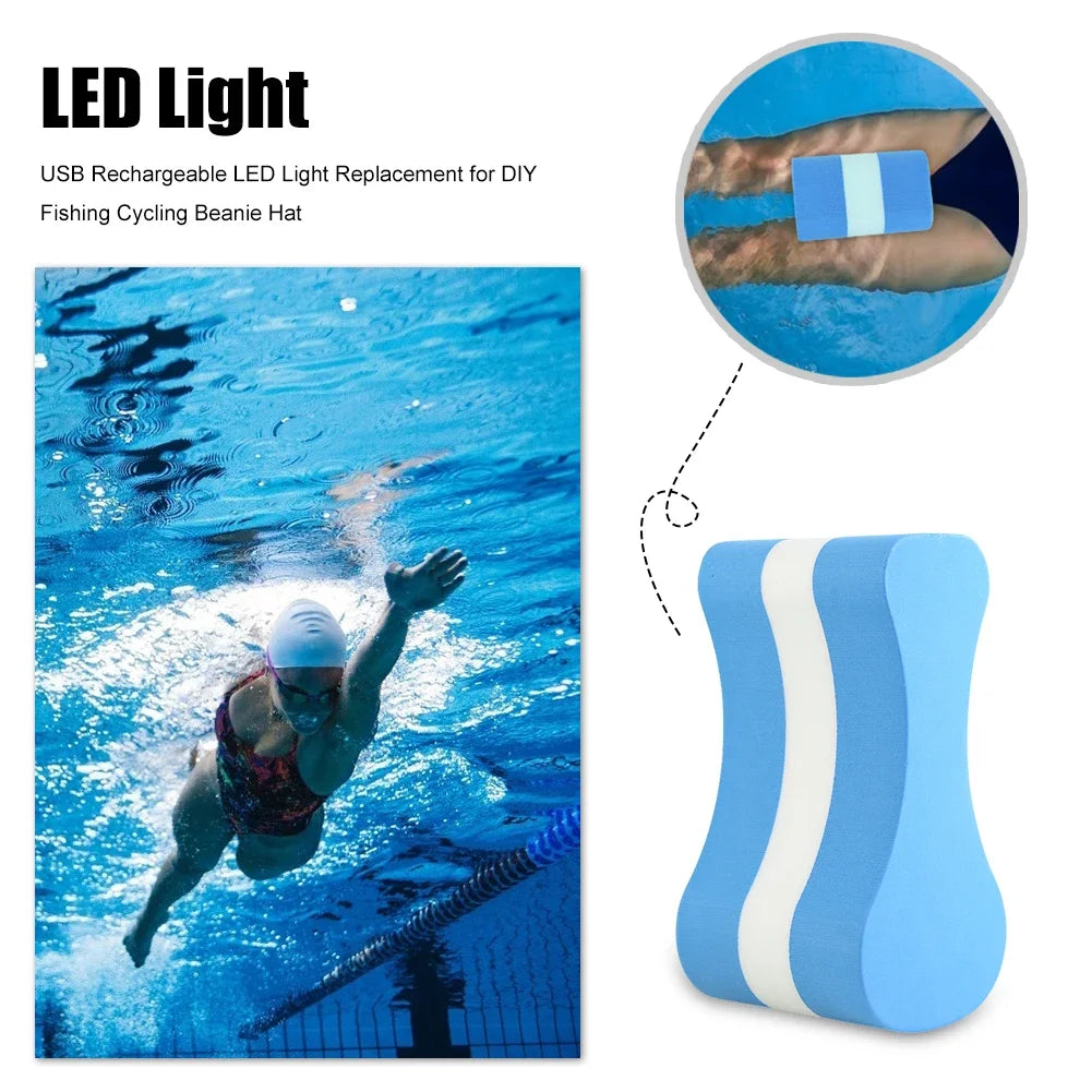 1/2/3PCS Pull Buoy Flotation EVA Foam Leg Float Pool Training Aid for Adults Figure-8 Shaped Water Exercise Swimming Leg Float