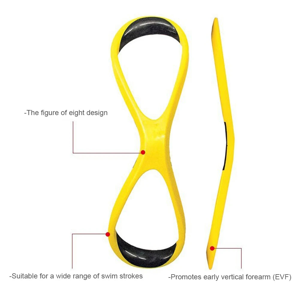 8 Shape Swimming Trainer Forearm Brace Wear Resist Swimming Aid Tool Swimming Forearm Fulcrum for Backstroke Breaststroke Swim
