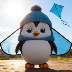 Penguin kites flying outdoor toys for adults kites animals kites nylon fabric weifang kite factory eagle kite rope wind dragon