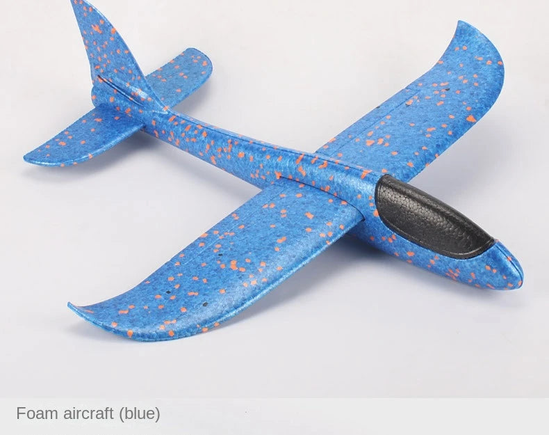 48cm Large Foam Airplane Children's Hand Thrown Airplane Glider Toy Outdoor Parent-child Interaction Funny Toy Boy Gift