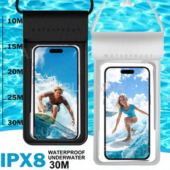 Waterproof Phone Pouch IPX8 Waterproof Phone Case for iPhone 17 Pro Max Cell Phone Dry Bag for Beach & Cruise Essentials Touch