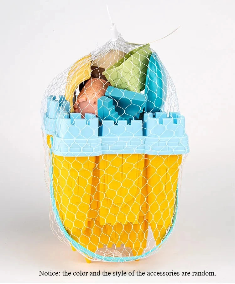 Beach Castle Bucket Play Sand Set Toys Sand Scoop Children Summer Toys Sand Toys Sand Box for Kids Outdoor Family Funny Gifts