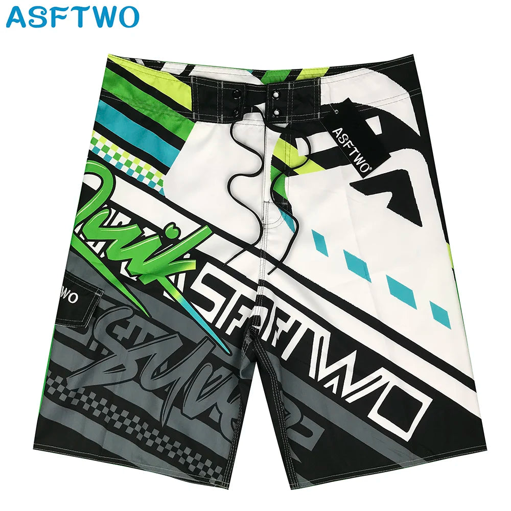 Summer Quick Drying Men Surf Beach Shorts Fitness Muscle High Quality Water Sports Men Beach Shorts  swimshorts  bermuda homme