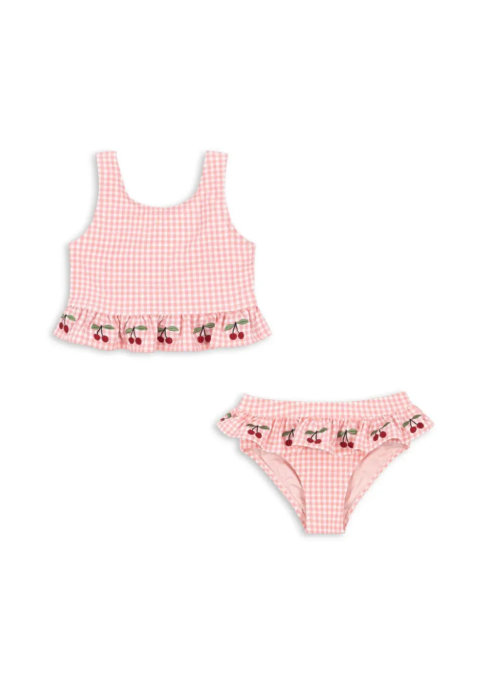 2026 KS Baby Girls Swimming Suit Wear Kids Clothes Girls Holiday Swimwears Bikini One Piece Cap Sister Brother Matching 18M-9Y