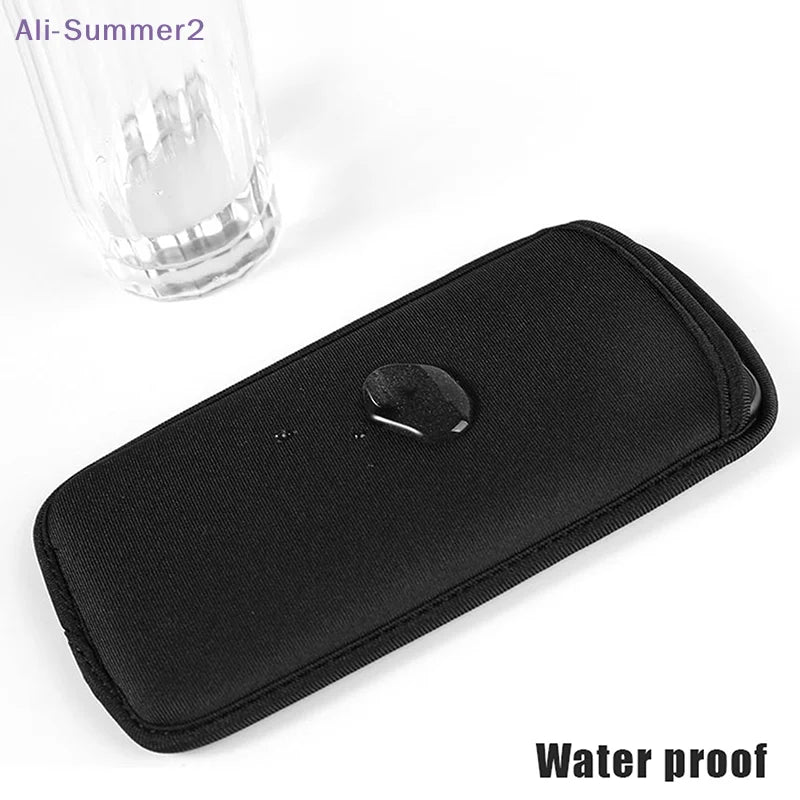 {Summer2} {Winter4} Black Direct-Insert Neoprene Waterproof Phone Pouch Shockproof Scratch-Resistant Mobile Phone Protect Bag