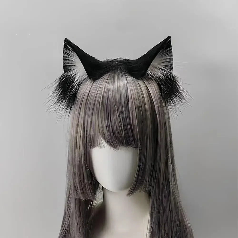 1PC Halloween Cat Ear Cosplay Headband For Women 2026 New Style Cute Hairband For Halloween Christmas Cosplay Party Costume