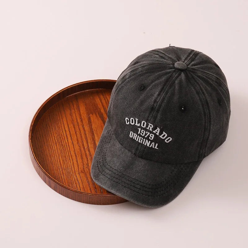 Embroidery Letter Children Baseball Cap Fashion Retro Kids Duck Tongue Hat 2-8Year Boys Girls Duckbill Caps Outdoor Baby Visors