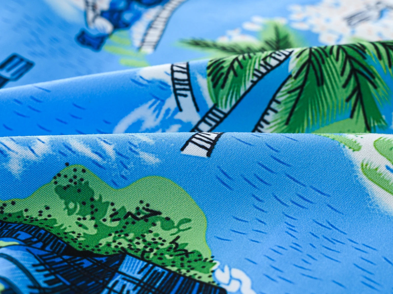 Cool Cozy Summer Coconut Palm Beach Shirts for Boys and Girls