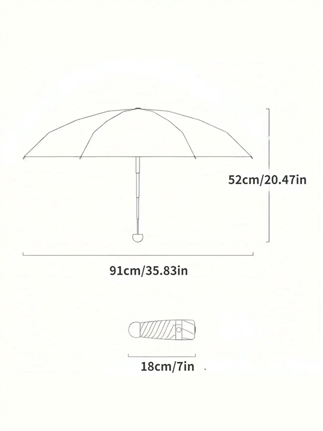 Capsule Sunshade Umbrella, Women's UV Protection Folding Parasol, 2-In-1 Mini Ultralight Portable,Outdoor,Garden,Travel Essentials,Portable Essentials