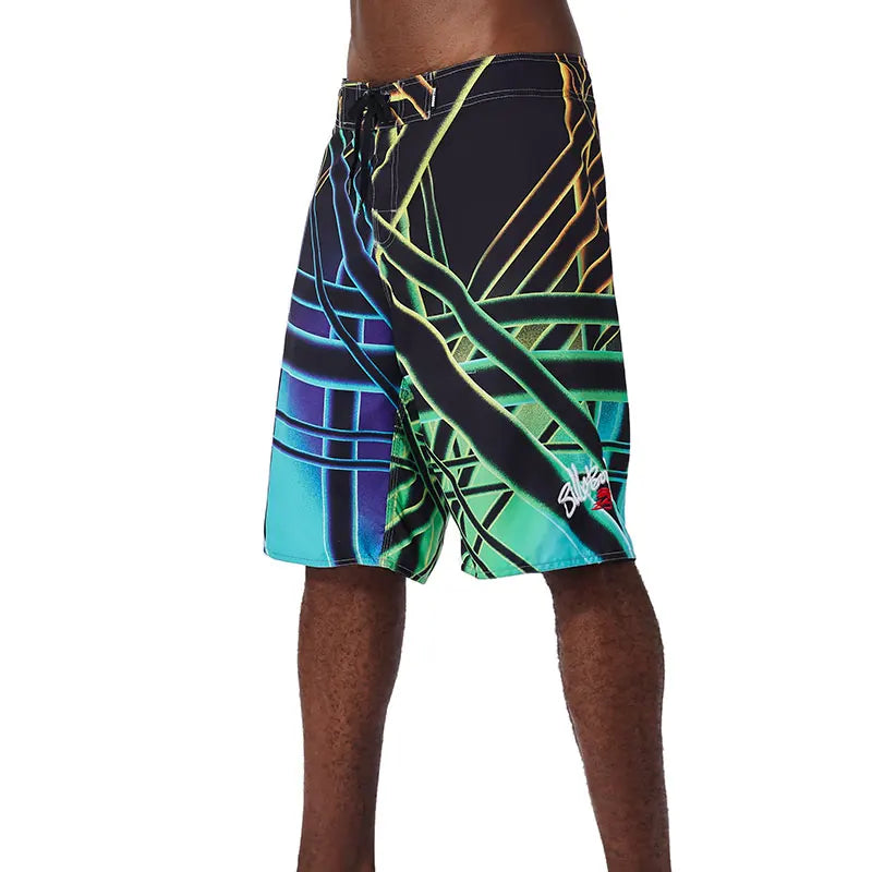 Summer Quick Drying Men Surf Beach Shorts Fitness Muscle High Quality Water Sports Men Beach Shorts  swimshorts  bermuda homme