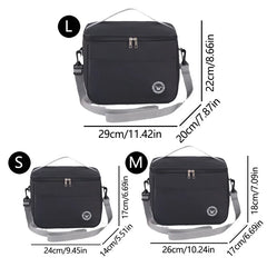 Insulated bag, lunch box, handbag, square insulated bag, aluminum foil thickened bento bag, office worker, student bring food, l
