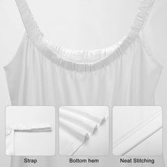 Ethnic Style Women's Slip Dress Bohemain Beach Skirt Summer Woman Casual Clothing Daily Wear Loose Dresses Lady Cool Holiday Top