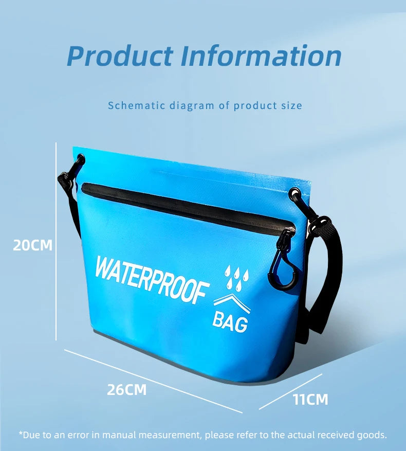 5L Waterproof Dry Bag Travel Handbag Pack Wash Sack Swimming Rafting Kayaking River Trekking Floating Boating Water Bags