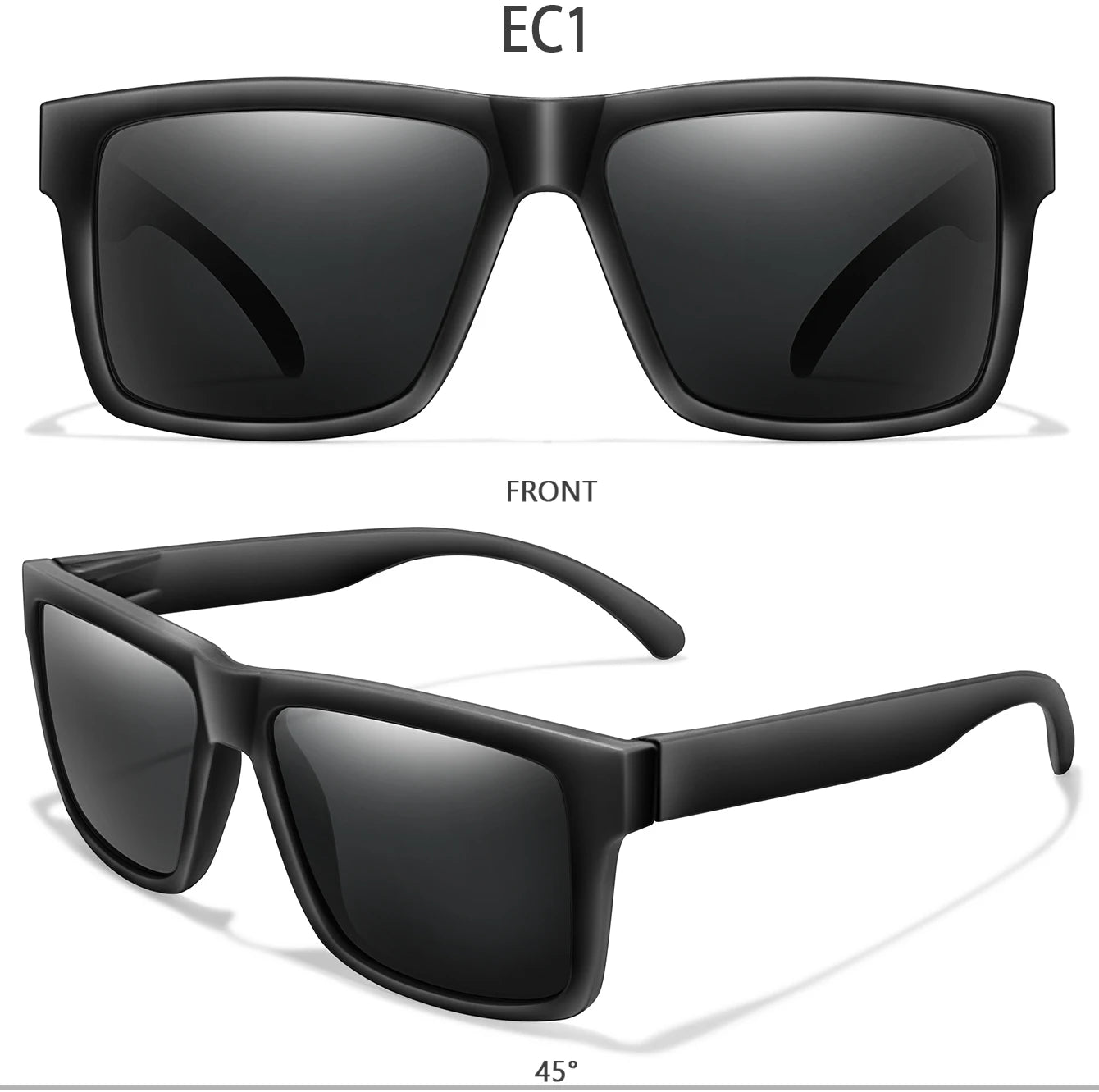 Luxury Square Vintage Polarized Cycling Sunglasses Men Women Fashion Travel Driving Fishing Sun Glasses Male Eyewear UV400