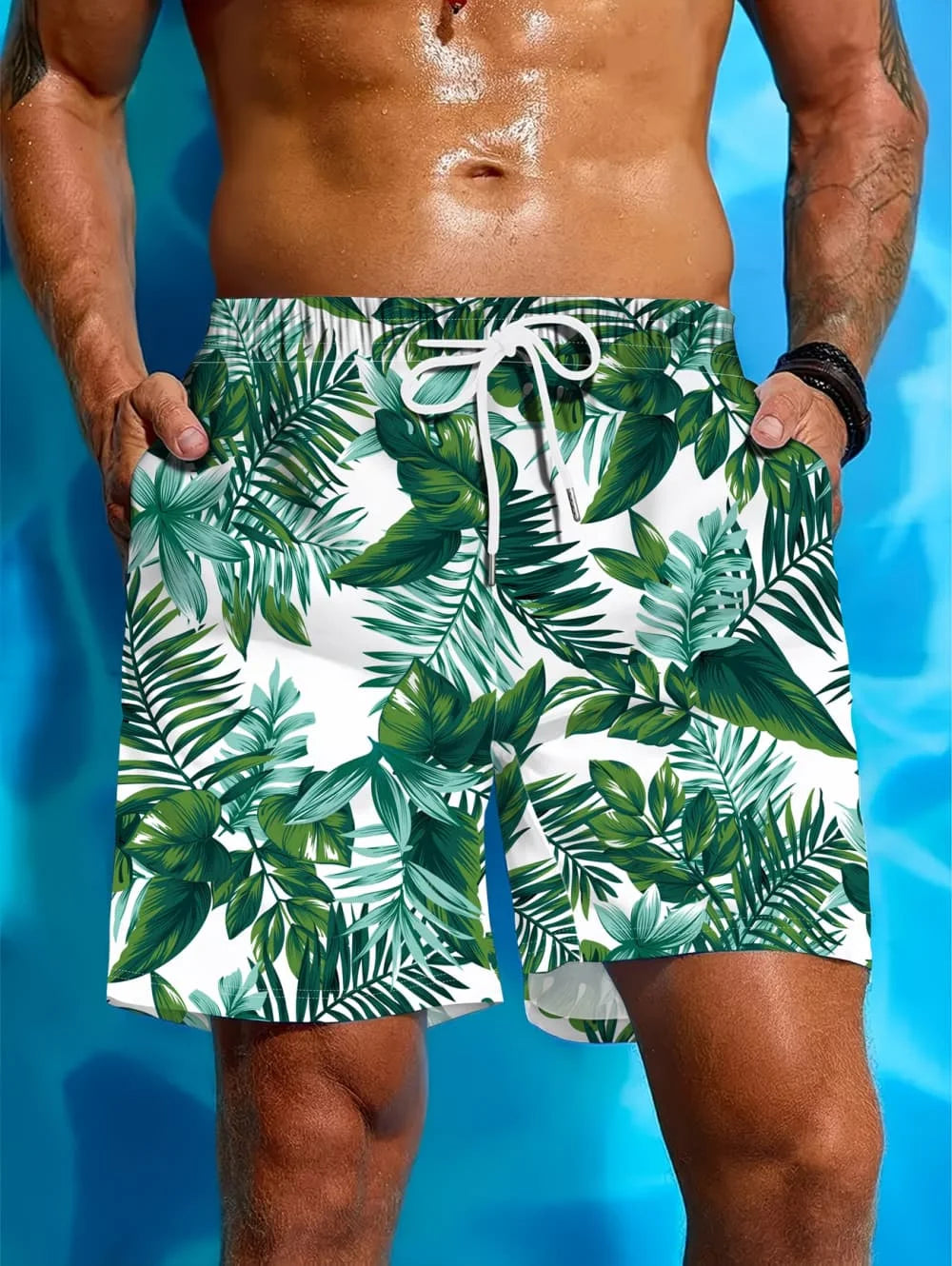2026 Men's Summer Short Beach Vacation Hawaiian 3D Printed Shorts Men Y2k Graphic Short Pants Male Breathable Swim Loose Shorts