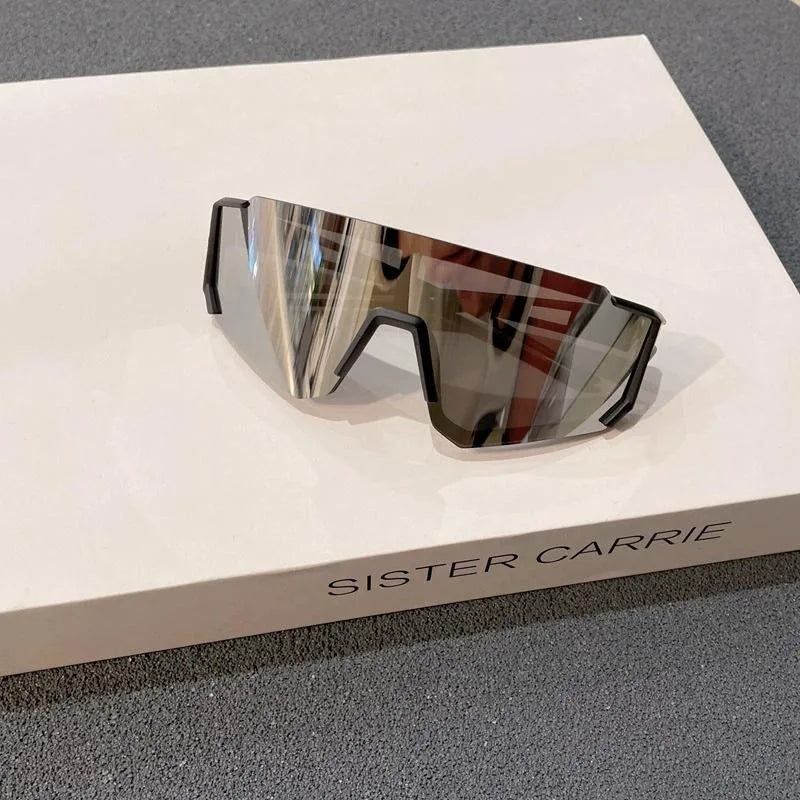 2025 New Arrival Fashion Outdoor Kids Glasses Square Frame Cycling Sunglasses Windproof UV Resistant Plastic Eyewears