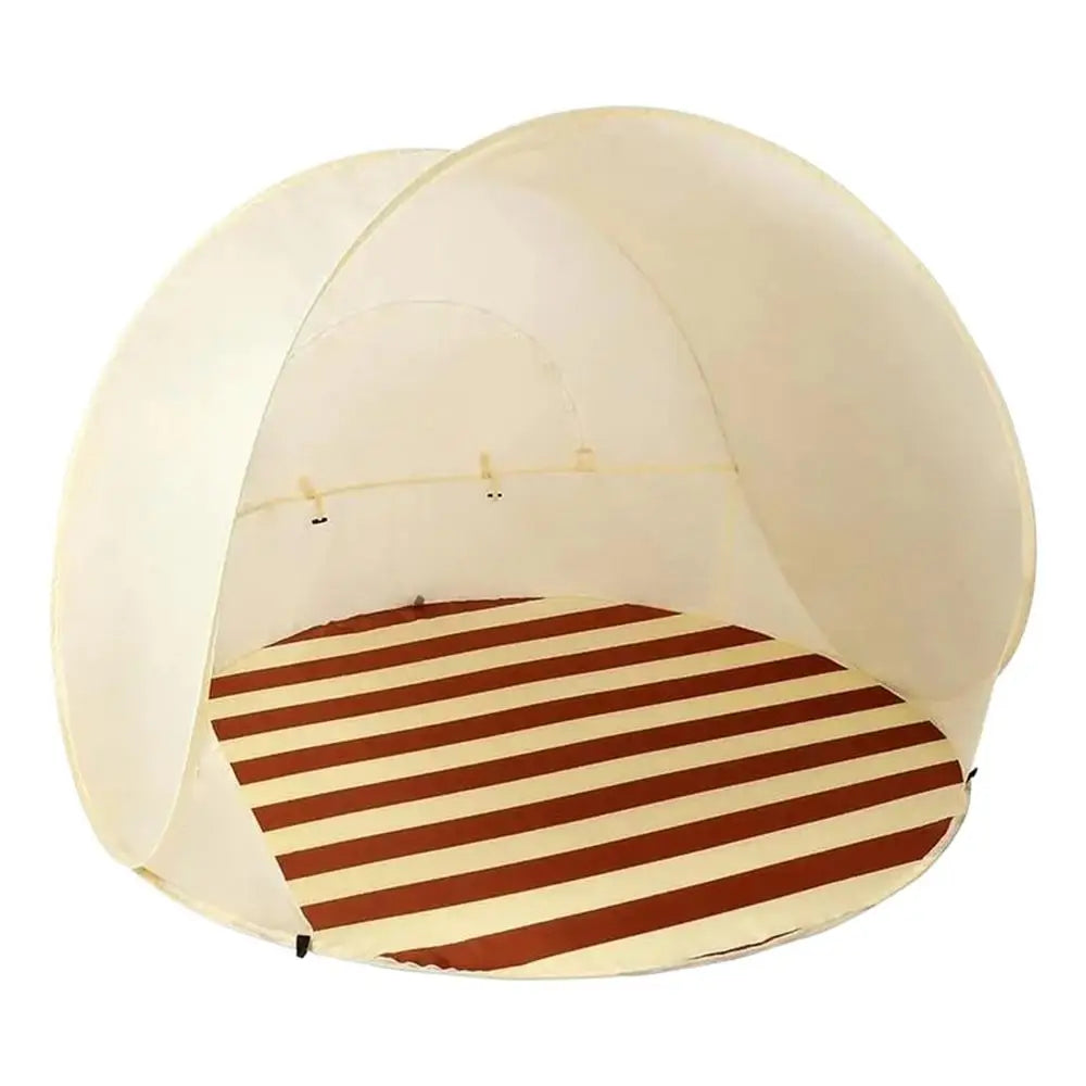 Portable quick-opening beach tent Large capacity for 3-4 people UV Protection Beach Shelter Easy Pop Camping Picnic Canopy