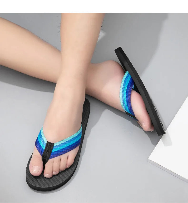 Funny Flip Flops New Thick Sole Flat Casual Summer Beach Outdoor Sandals Figure With Legs Non Slip Comfortable Walking In Stock