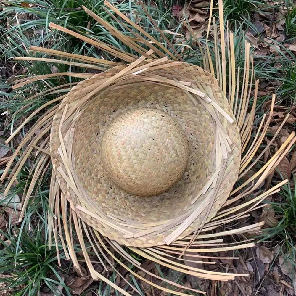 Unisex Beach Sunscreen Hat High Quality Fashion Fishing Straw Cap Sun Protection Hat Men Women Outdoor