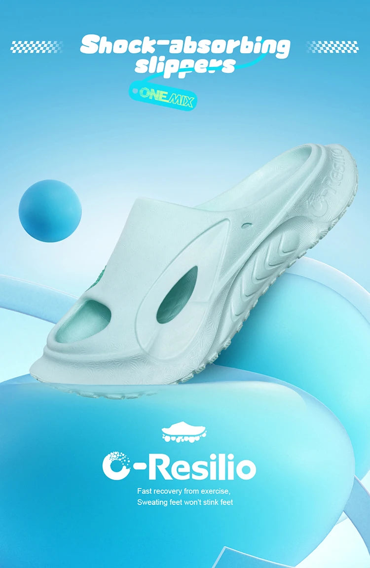 ONEMIX Summer Sports Sandals Slipper Casual Outdoor Non-slip Beach Wadding Adult Male Fashion Exercise Recovery Women Flip Flops