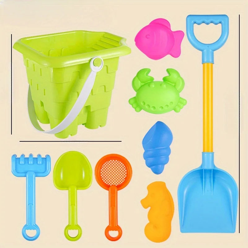 Children's Beach Toy Set Baby Playing In Water And Sand Large Sand Shovel Beach Bucket Sand Digging Tool Sand Toy Random Color