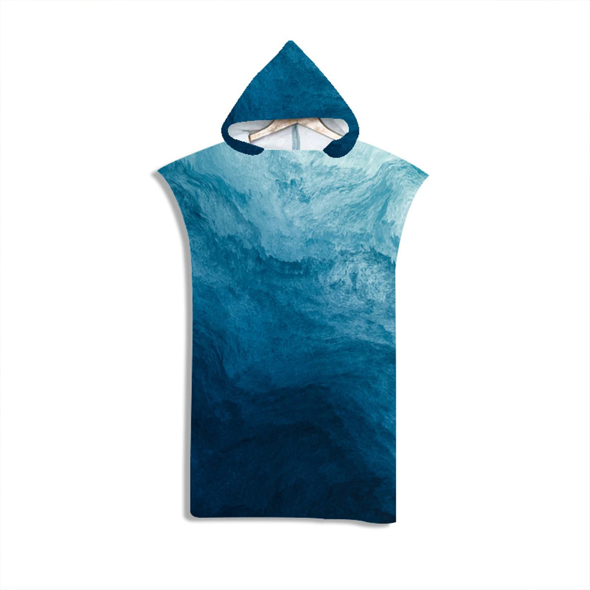 Adult Hooded Bath Towel Microfibre Poncho Beach Quick Dry Bathrobe Cape Beach Bathrobe