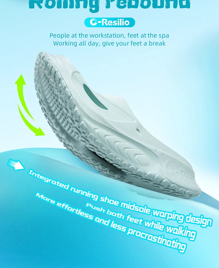 ONEMIX Summer Sports Sandals Slipper Casual Outdoor Non-slip Beach Wadding Adult Male Fashion Exercise Recovery Women Flip Flops